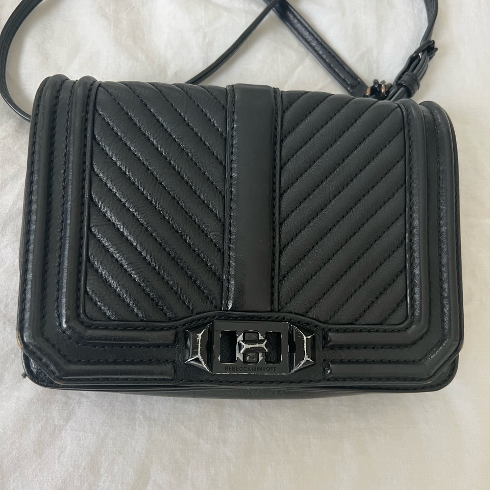 Rebecca Minkoff Small Love Leather Crossbody Bag